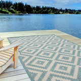 The Rugs Ecology Outdoor Rug Aqua | 100AQ