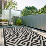 The Rugs Ecology Outdoor Rug Black | 100bl