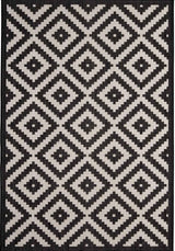The Rugs Ecology Outdoor Rug Black | 100bl
