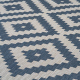 Ecology Outdoor Rug Blue 100BLU | The Rugs
