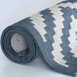 Ecology Outdoor Rug Blue 100BLU | The Rugs