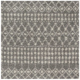 The Rugs Moroccan Grey Shaggy Rug 1010