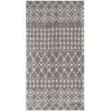 The Rugs Moroccan Grey Shaggy Rug 1010
