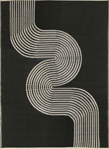 Urban Outdoor Rug Black & Beige | 1010