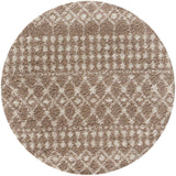 Moroccan Beige Shaggy Rug 1020 by The Rugs