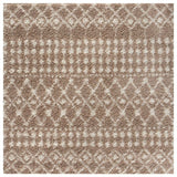 Moroccan Beige Shaggy Rug 1020 by The Rugs