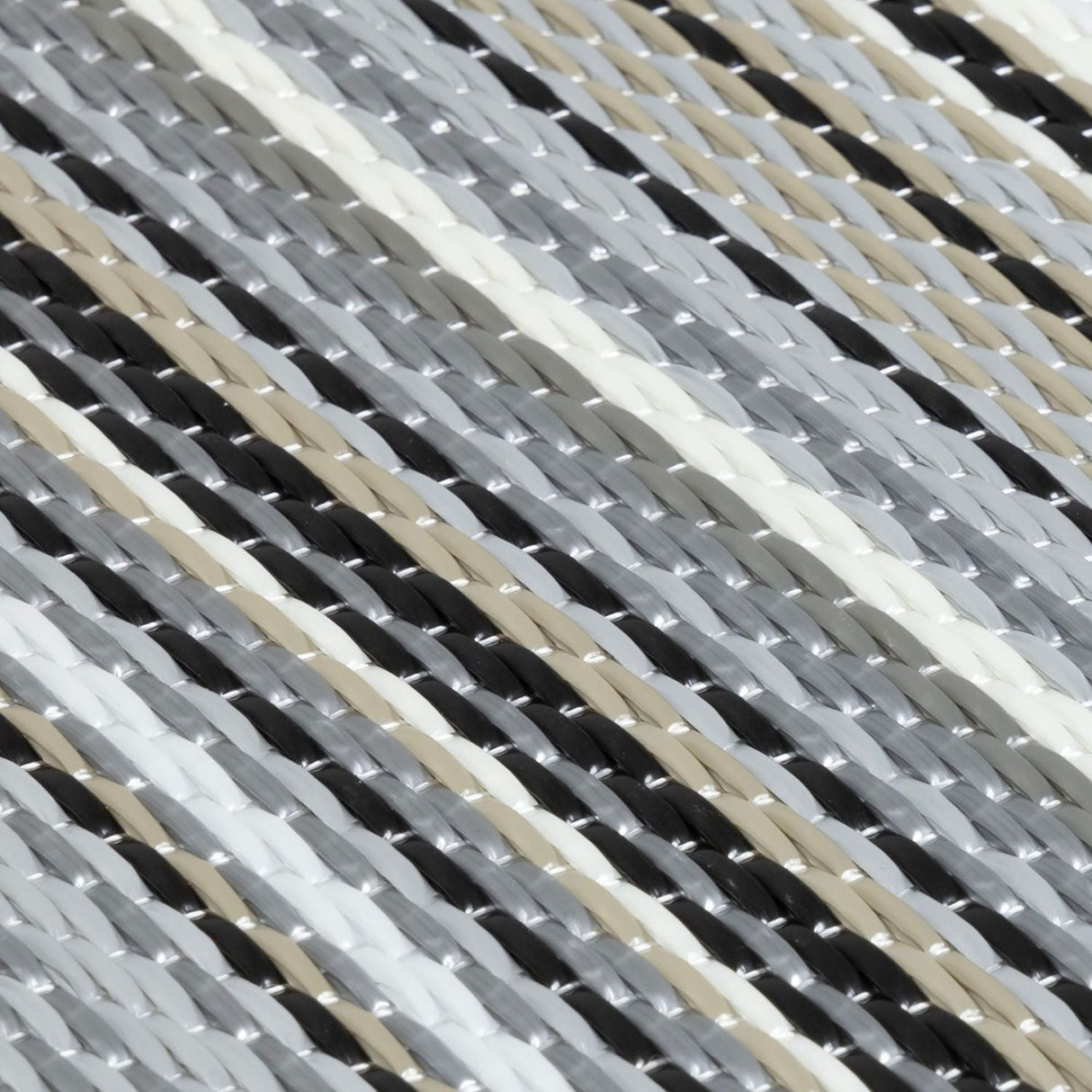 Rainbow Outdoor Rug Grey by The Rugs