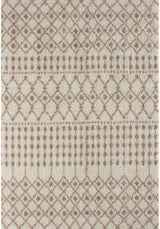 Moroccan Ivory Beige Shaggy Rug | 100% polypropylene
