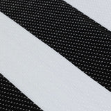 Rainbow Outdoor Rug Black & White 1030 | The Rugs