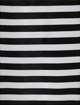 Rainbow Outdoor Rug Black & White 1030 | The Rugs