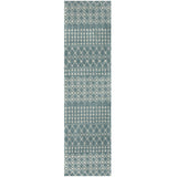 Moroccan Duck Egg Blue Shaggy Rug 1050 | The Rugs