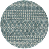 Moroccan Duck Egg Blue Shaggy Rug 1050 | The Rugs