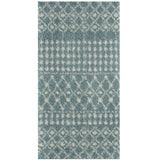 Moroccan Duck Egg Blue Shaggy Rug 1050 | The Rugs