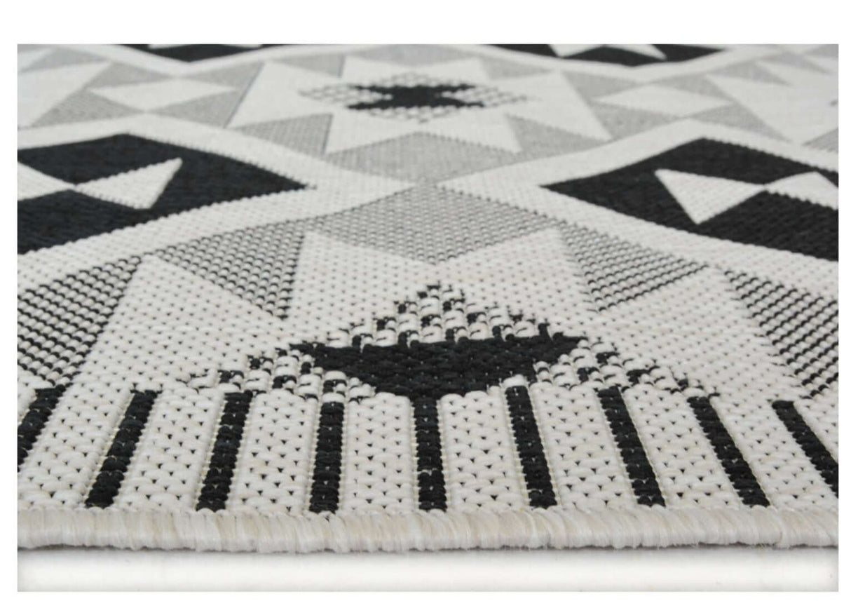The Rugs County Geo Chequer Indoor/Outdoor Rug | 11182A