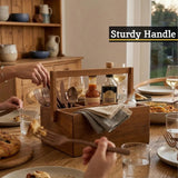 Orsina Socorro Acacia Cutlery Caddy