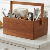 Orsina Socorro Acacia Cutlery Caddy