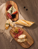 Orsina Kora Set of 2 Acacia Serving and Chopping Boards