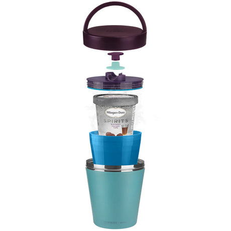 Asobu Ice Cream Keeper, 40 oz, Teal