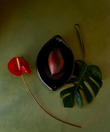 CasaLatina Chamba Black Clay Roasting Dish