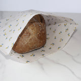 Lou-bees Gold Metallic Pears Beeswax Bag