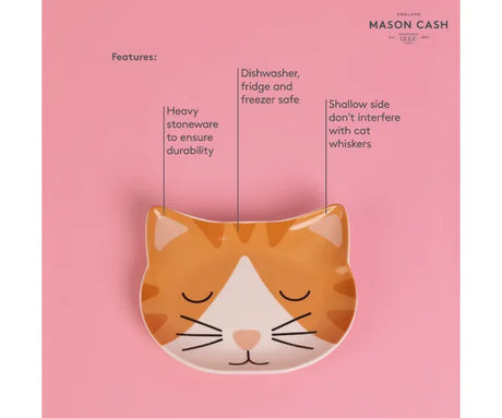 Mason Cash Ginger Cat Bowl, 16x13cm, Orange