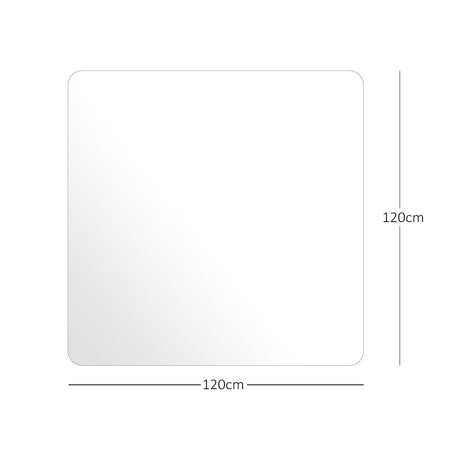 Nicoman Chair Mat for Hard Floors - 120x120cm