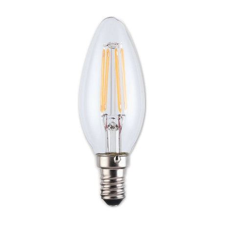 Pagazzi E14 4W LED Clear Candle Dimmable Bulb