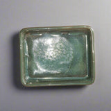 Yorkshire Bonsai Glazed Bonsai Drip Tray Rectangle Green - 12cm