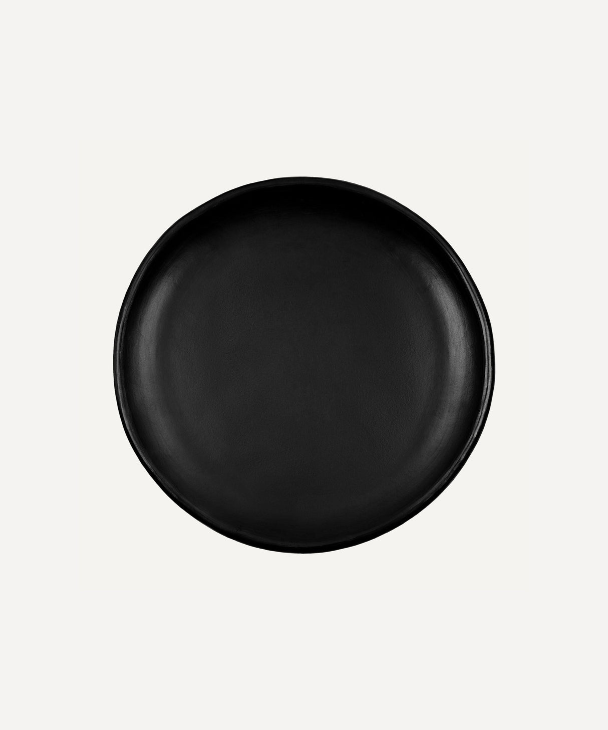 CasaLatina Chamba Black Clay Dinner Plate - Set of 4