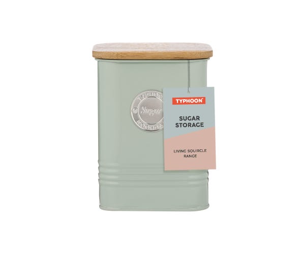 Typhoon Living Squircle Mint Sugar Canister, 1.3 Litre