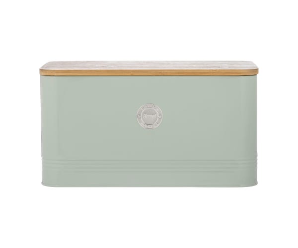 Typhoon Living Squircle Mint Bread Bin, 9 Litre