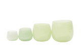 Lowlands Design Beige Glass Pot by DutZ