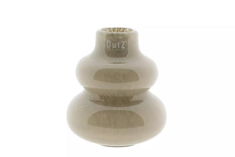 Lowlands Design Vase H16 D14cm - Taupe