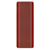 Washable Designer Bordered Red Rug | 116R