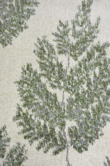 Villa Green Floral Rug - 100% polypropylene