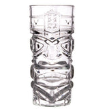 Jeray Bar Bespoke Clear Tiki Glasses Tumblers, 450ml, Pack of 4