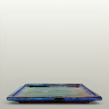 Yorkshire Bonsai Blue Glazed Bonsai Pot - 15cm