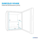 Subcold Viva16 LED Wine Cooler | 16 Bottle