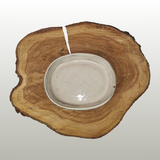 Yorkshire Bonsai White Glazed Oval Drip Tray - 16cm