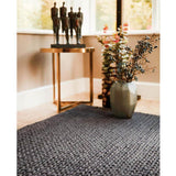 Fusion Dark Grey Braided Wool Rug by The Rugs