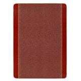 Washable Designer Bordered Red Rug | 116R