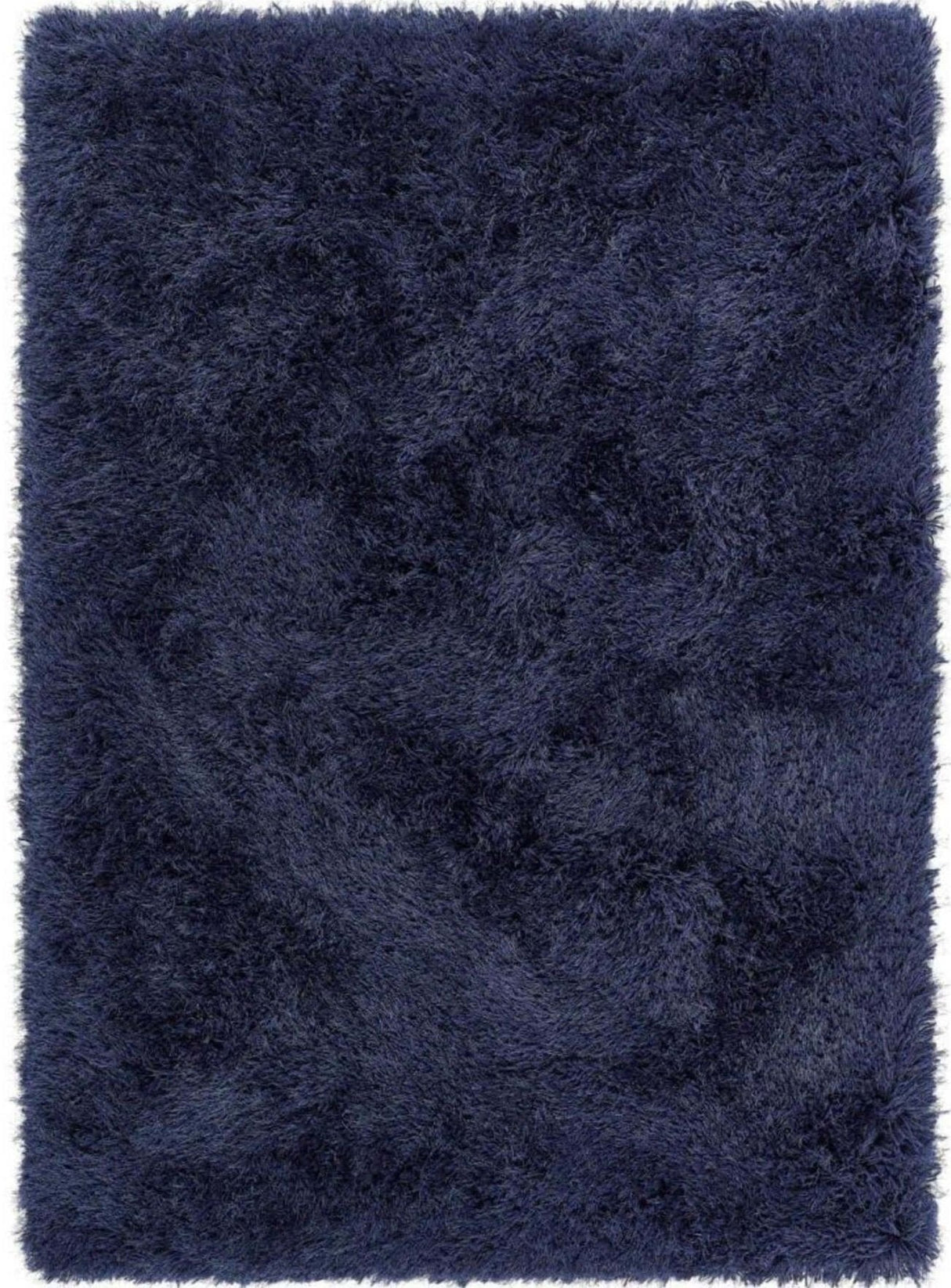 The Rugs Extravagance Navy Shaggy Rug – Plush 50mm