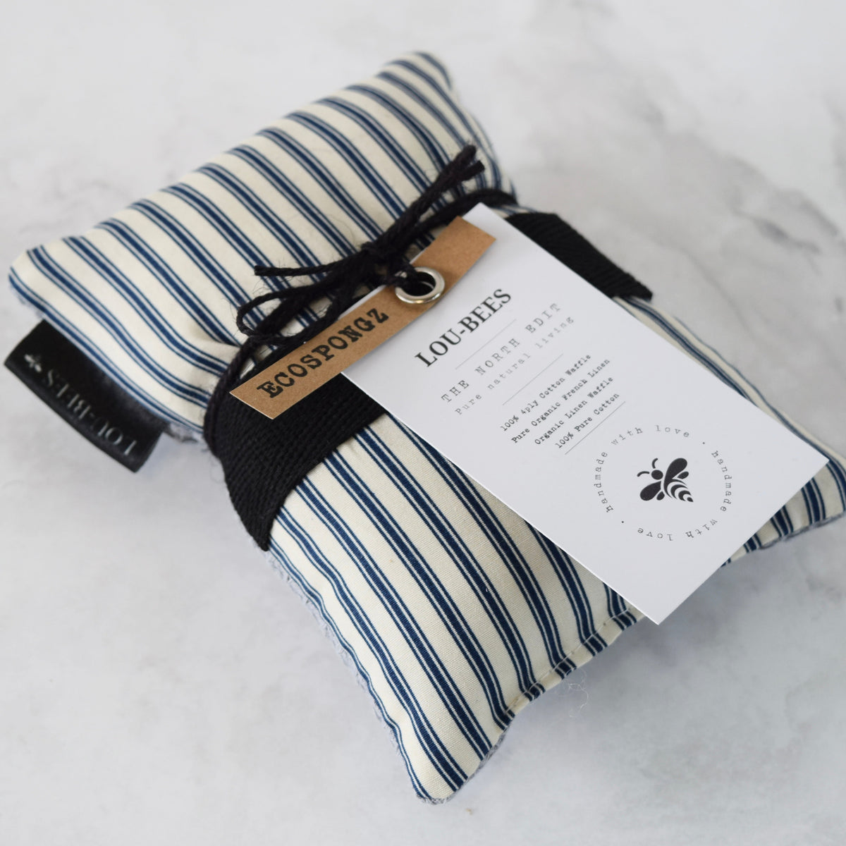 Lou-bees French Inspired Navy Stripe Kitchen Trio