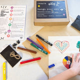 Lou-bees Kids Design Your Own Beeswax Wraps Kit,