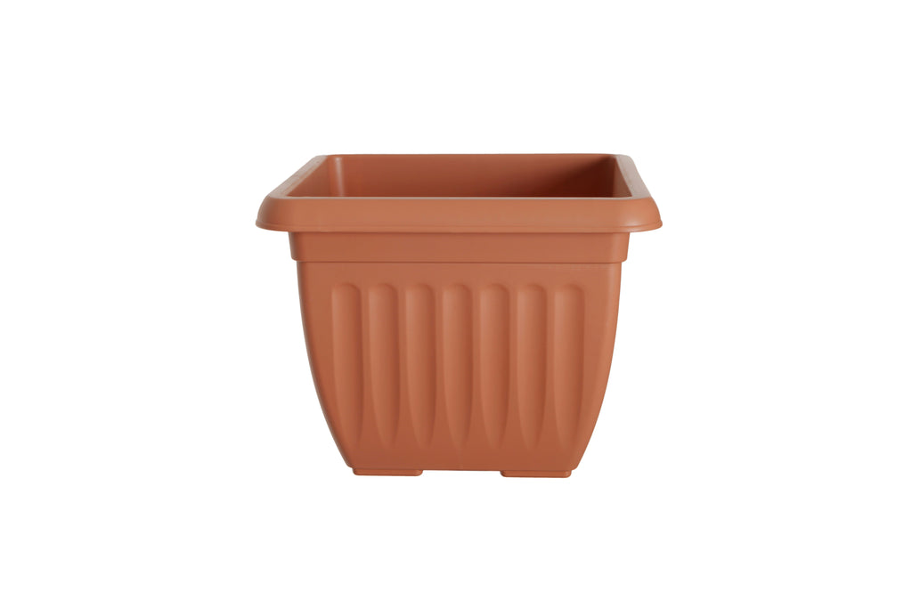 Whitefurze Athens Taupe Square Planter, 40cm