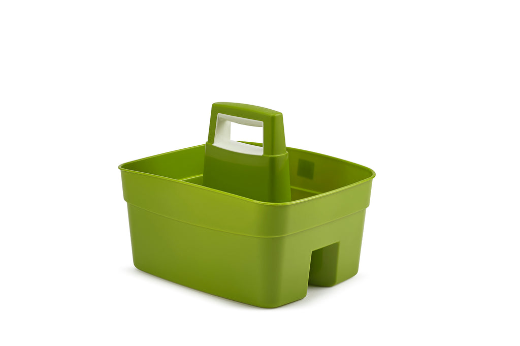 Whitefurze Kitchen Caddy Green with Cream Insert