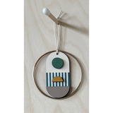 Small Geometric Wall Hanging | Mini Wooden Decoration