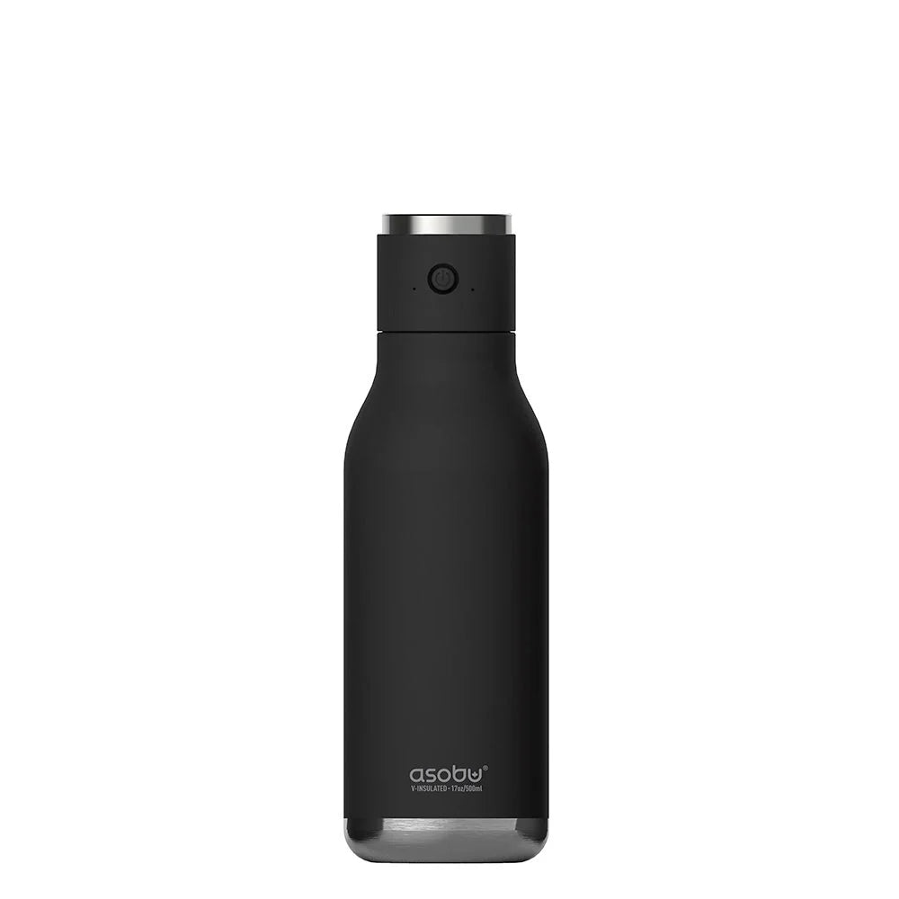 Asobu H2Audio Wireless Speaker Bottle, 500 ml, Black