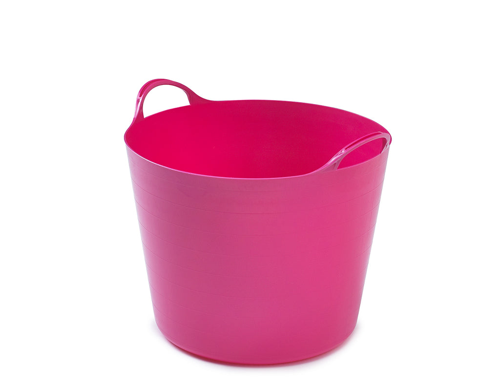 Whitefurze Pink Flexible Tub, 26L