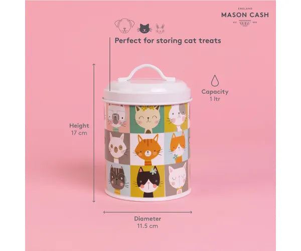 Mason Cash Pawtrait Cat Storage, D11 X H13cm